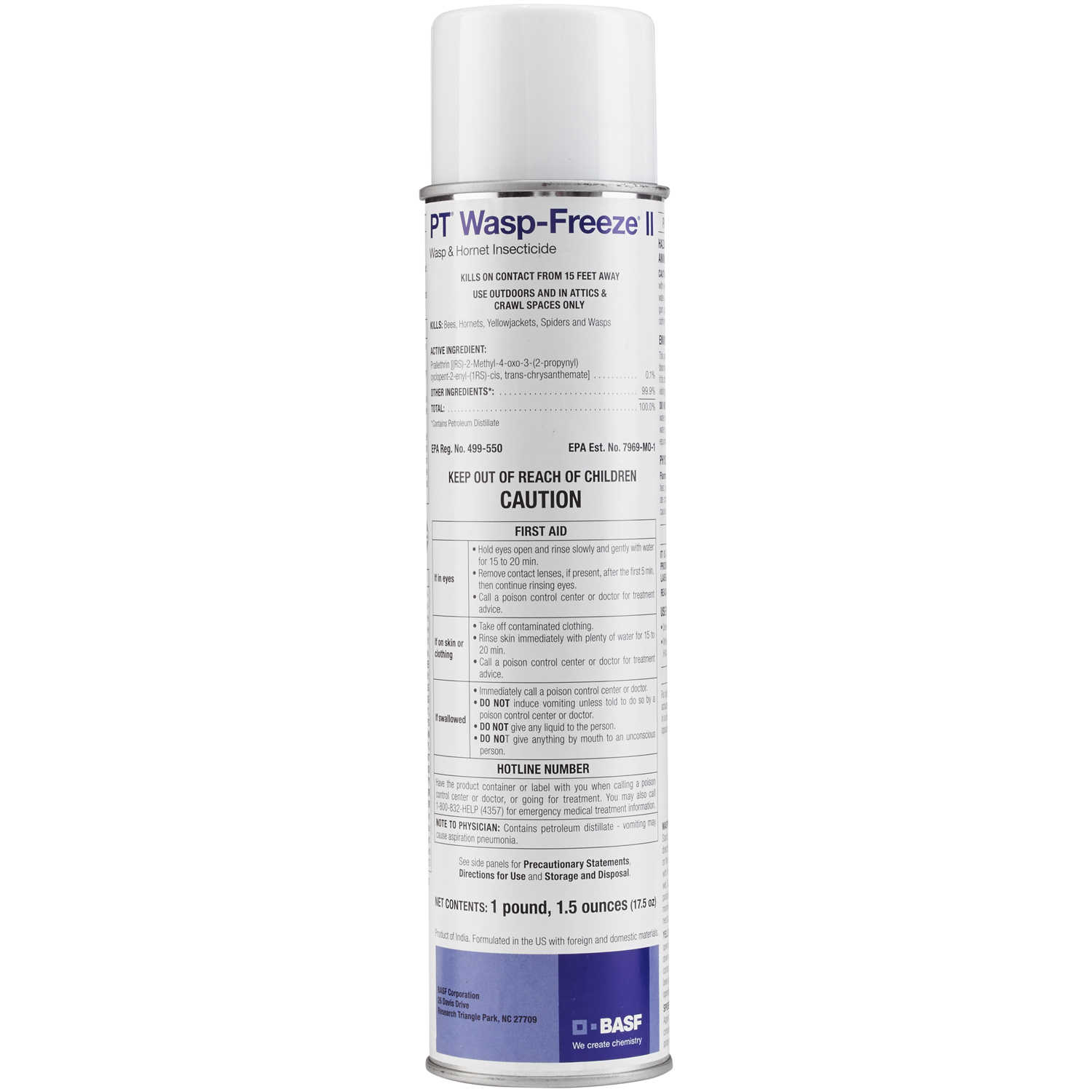 PT Wasp Freeze II aerosol can